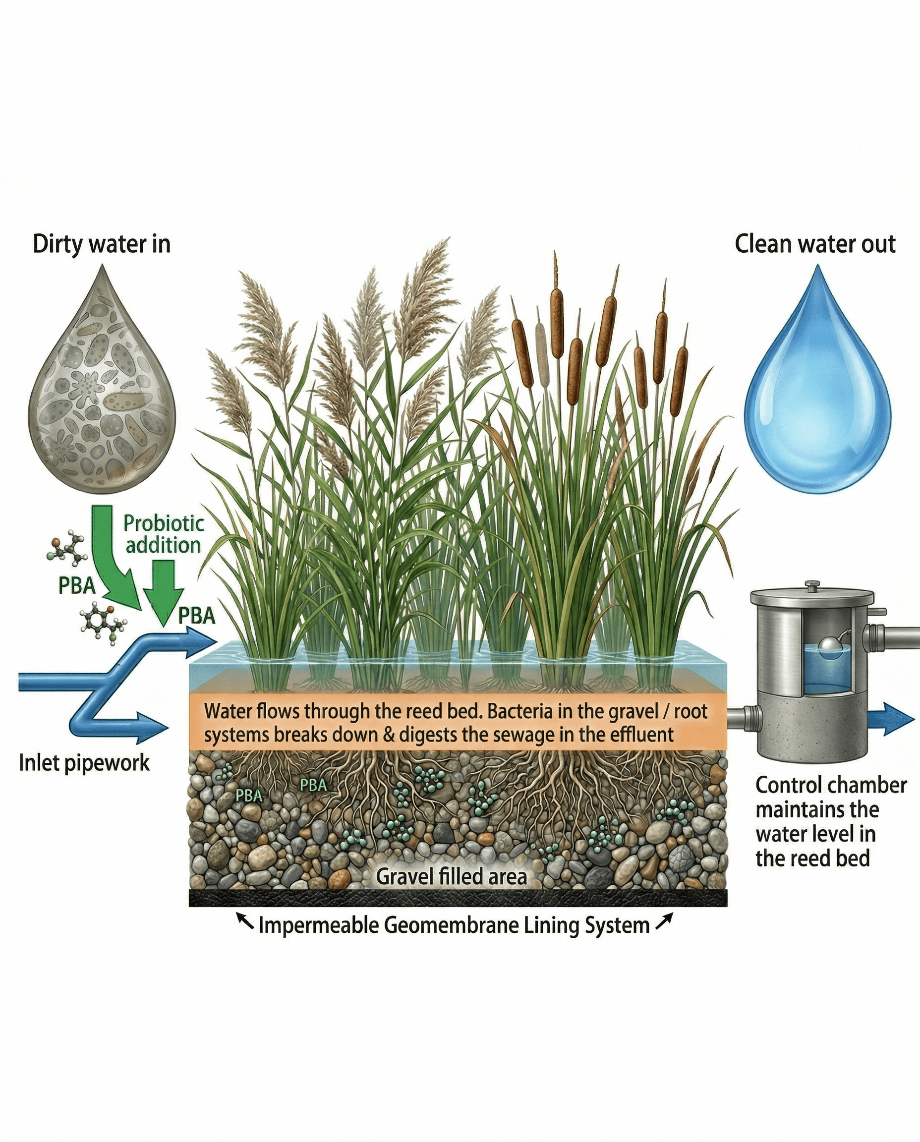 Synergy of PBA & Reed Bed Systems